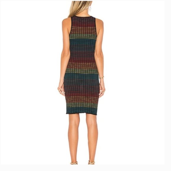 House of Harlow x Revolve Florence Bodycon Sunset Ombre Mini Dress Medium - Picture 2 of 9